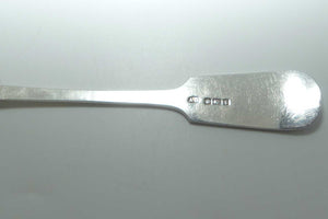 Edwardian era Sterling Silver Serving spoon | Stunning Bright Cut decoration | Sheffield 1911