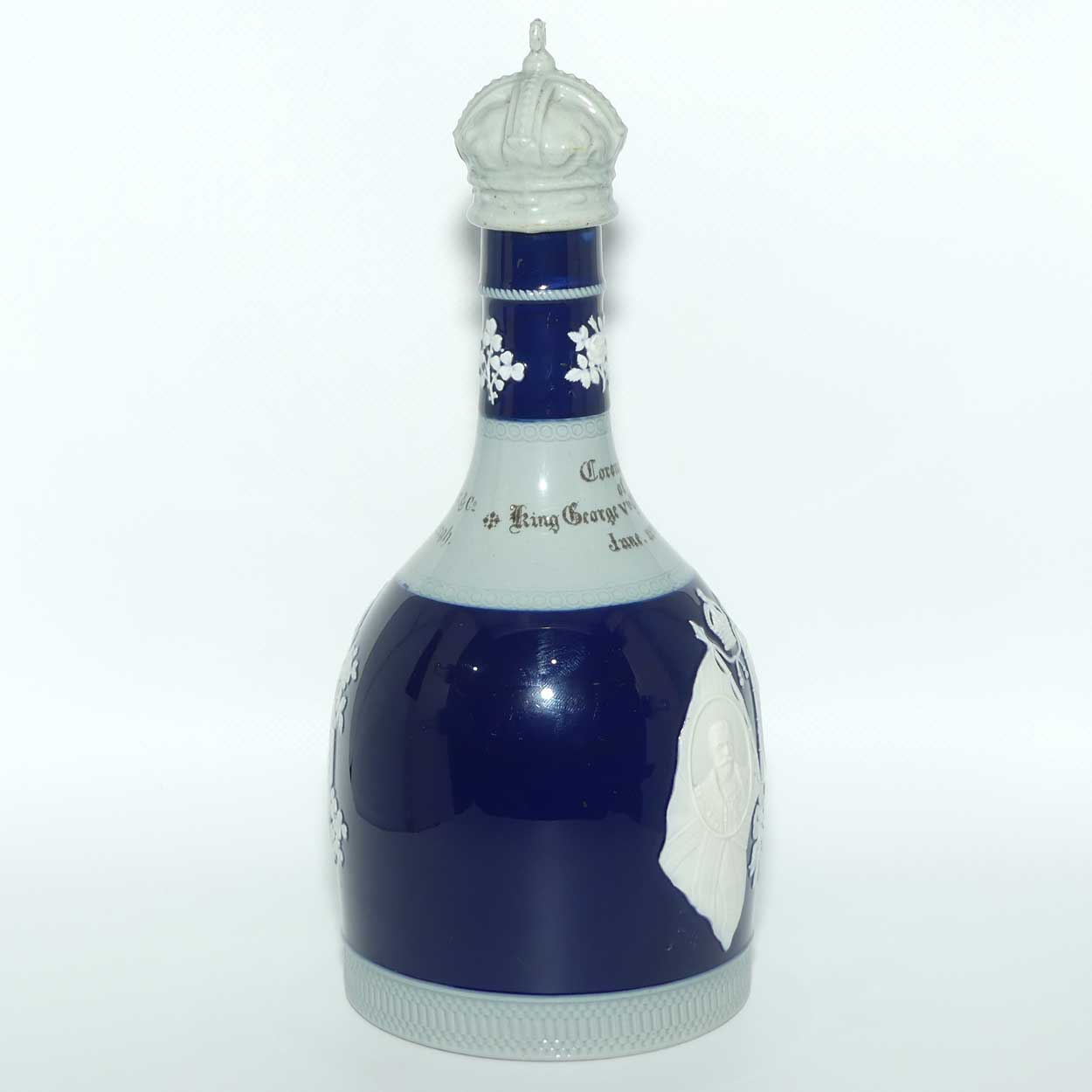 Copeland late Spode Royalty Commemorative decanter | Coronation of King George V and Queen Mary June 22, 1911 for Andrew Usher and Co Distillers Edinburgh