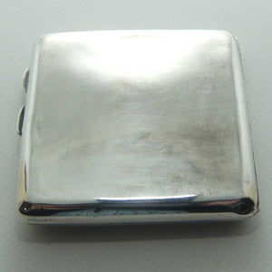 Monogrammed Sterling Silver cigarette case | Birmingham 1915