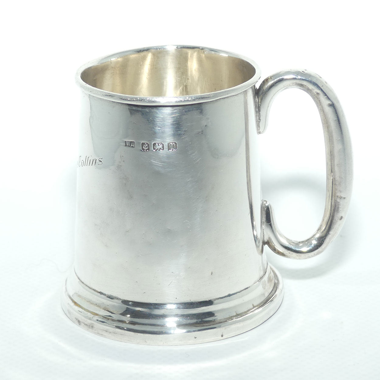 Sterling Silver Christening mug in original box | Birmingham 1916 | 60.77gms