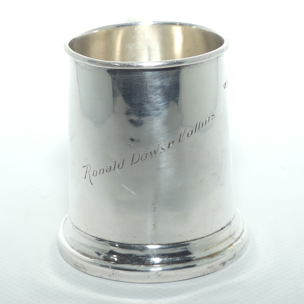 Sterling Silver Christening mug in original box | Birmingham 1916 | 60.77gms