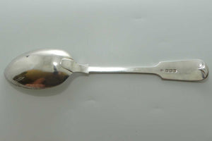 post Edwardian era Sterling Silver Serving spoon | Stunning Bright Cut decoration | Sheffield 1920