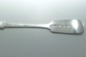 post Edwardian era Sterling Silver spoon | Stunning Bright Cut decoration | Sheffield 1923