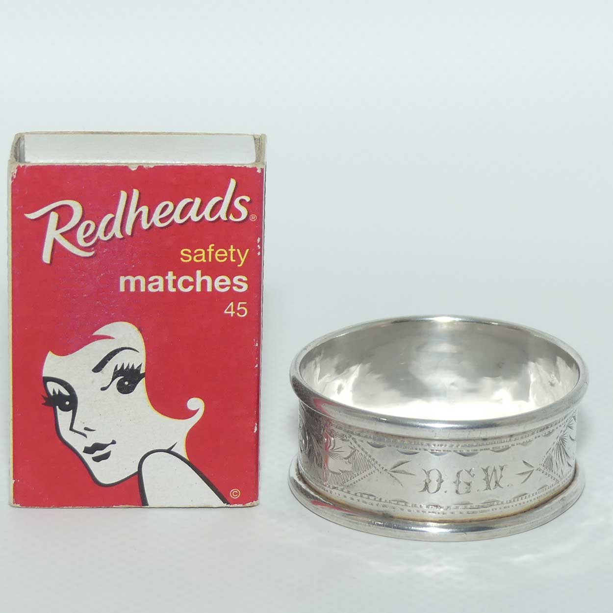 Fine Sterling Silver napkin or serviette ring | Birmingham 1923 | 8g