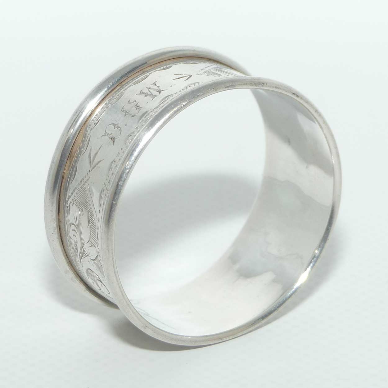 Fine Sterling Silver napkin or serviette ring | Birmingham 1923 | 8g
