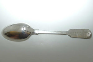 Edwardian era Sterling Silver Serving spoon | Stunning Bright Cut decoration | London 1924