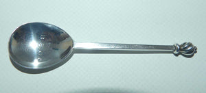 Sterling Silver souvenir spoon | Burnam Beeches Golf Club | Sheffield 1926