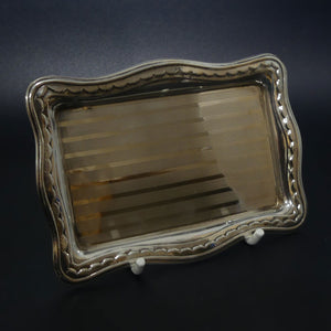 Art Deco Sterling Silver Business Card Tray | Birmingham 1926 | 45.78 grams