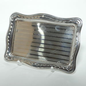 Art Deco Sterling Silver Business Card Tray | Birmingham 1926 | 45.78 grams