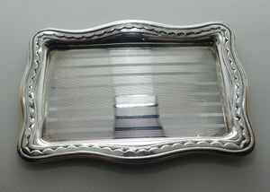 Art Deco Sterling Silver Business Card Tray | Birmingham 1926 | 45.78 grams