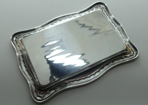 Art Deco Sterling Silver Business Card Tray | Birmingham 1926 | 45.78 grams