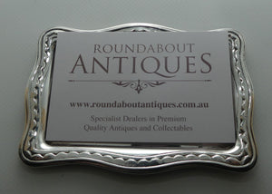 Art Deco Sterling Silver Business Card Tray | Birmingham 1926 | 45.78 grams