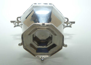 Art Deco Sterling Silver miniature octagonal punch bowl | London 1928