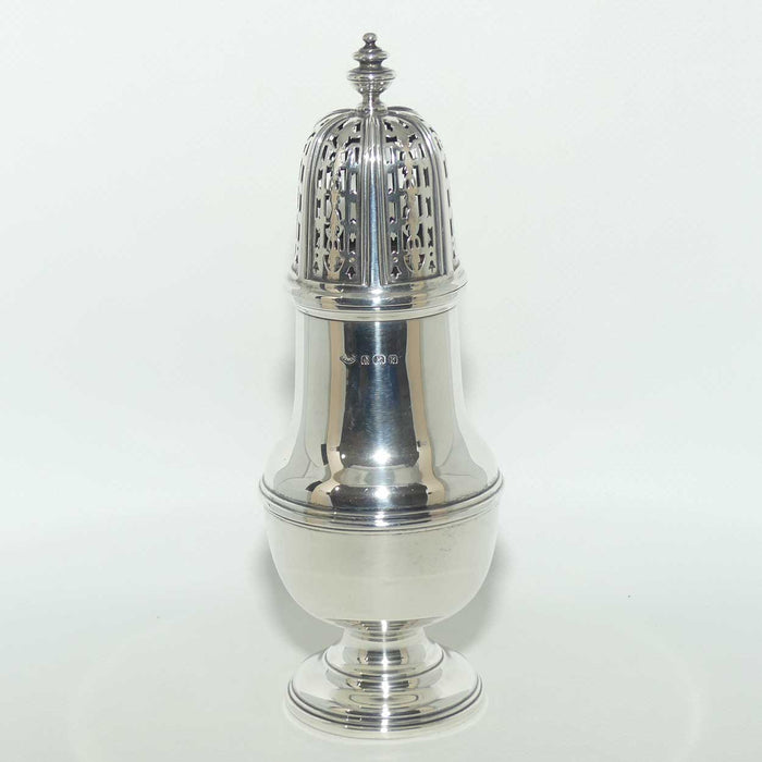 Sterling Silver large Sugar Castor | Birmingham 1930 | 182 grams