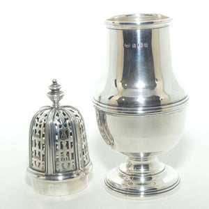 Sterling Silver large Sugar Castor | Birmingham 1930 | 182 grams