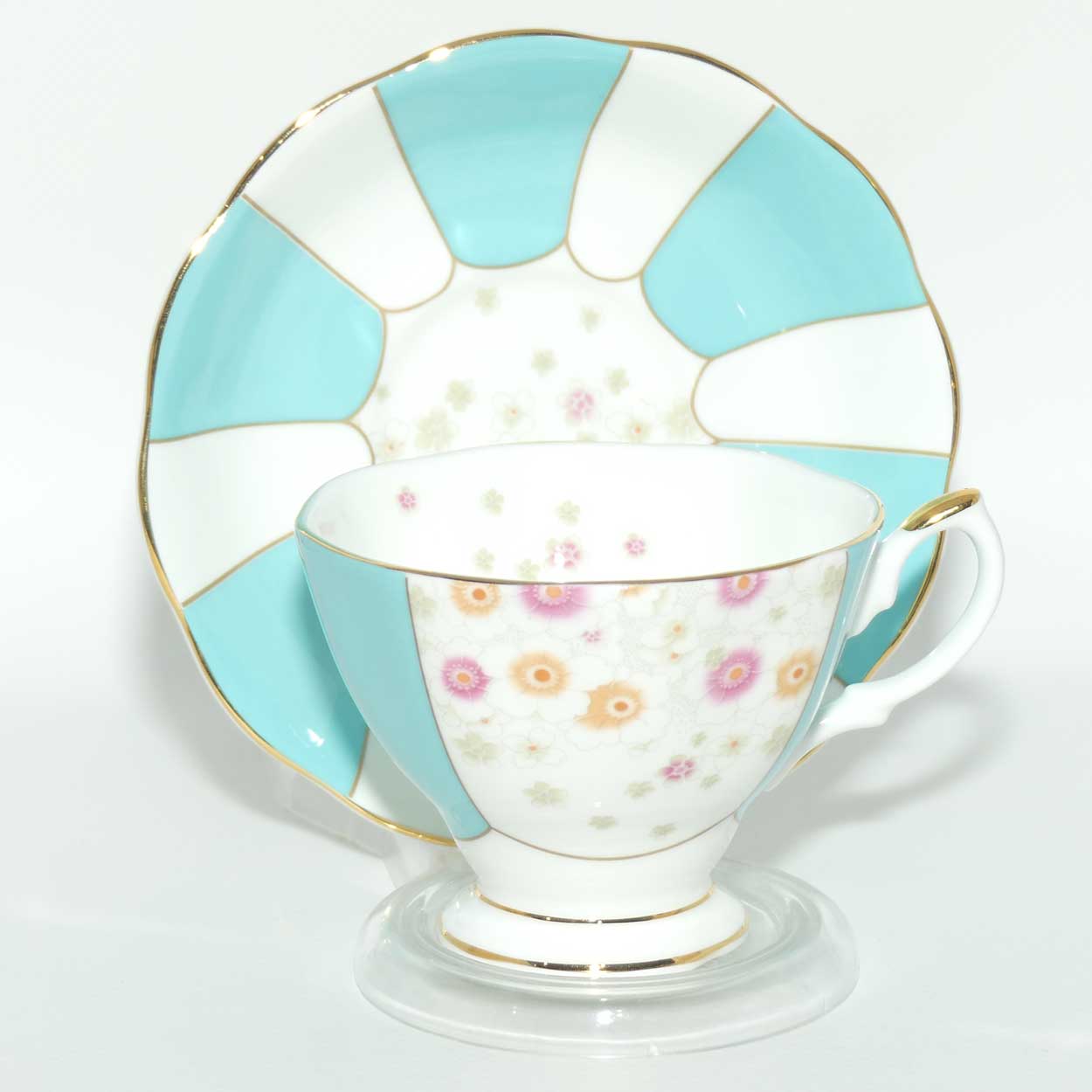 Royal Albert duo | 100 Years of Royal Albert | 1930's Mint Deco