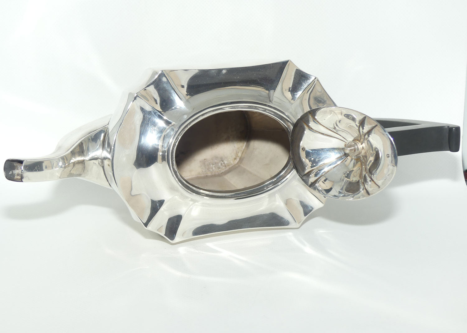 Art Deco Sterling Silver 3 piece tea service | Sheffield 1931 | 1100g | Emile Viner