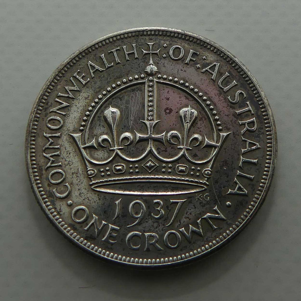 1937 Australian Crown | George VI | EF+++++