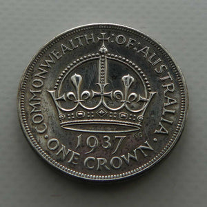 1937 Australian Crown | George VI | EF+++++