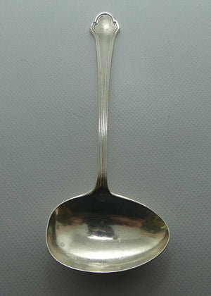 Sterling Silver baby feeder spoon | Birmingham 1947 | EO Bateson