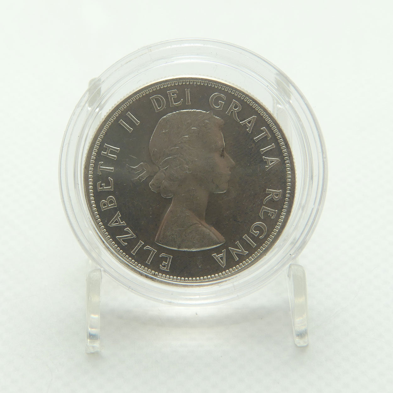 1962 Canada Silver Dollar | 80% Silver | Voyager Canoe