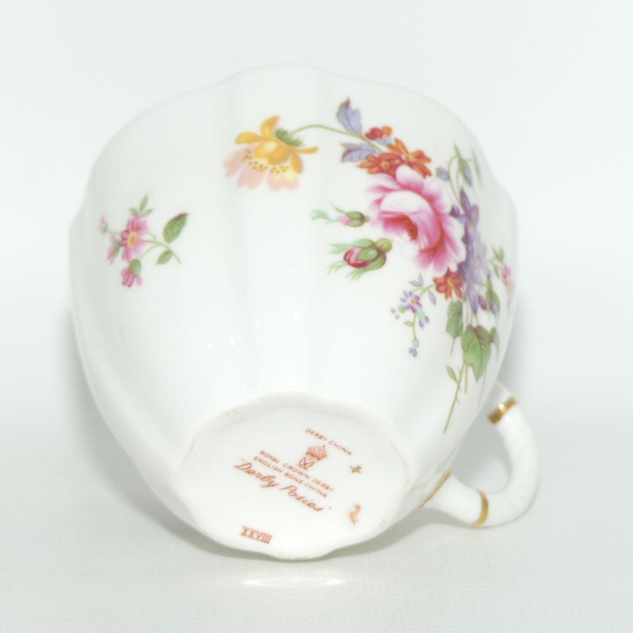 Royal Crown Derby Derby Posies tea duo | c.1965