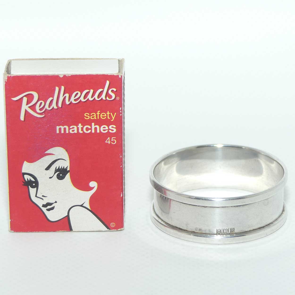 Sterling Silver napkin or serviette ring | Birmingham 1966 | 12g