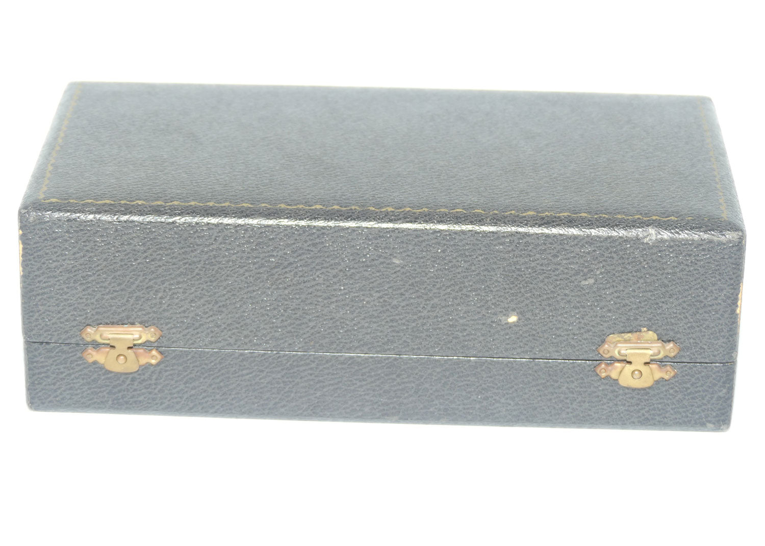 Sterling Silver cruet set with blue glass liners | Birmingham 1976 | Boxed | 150gms
