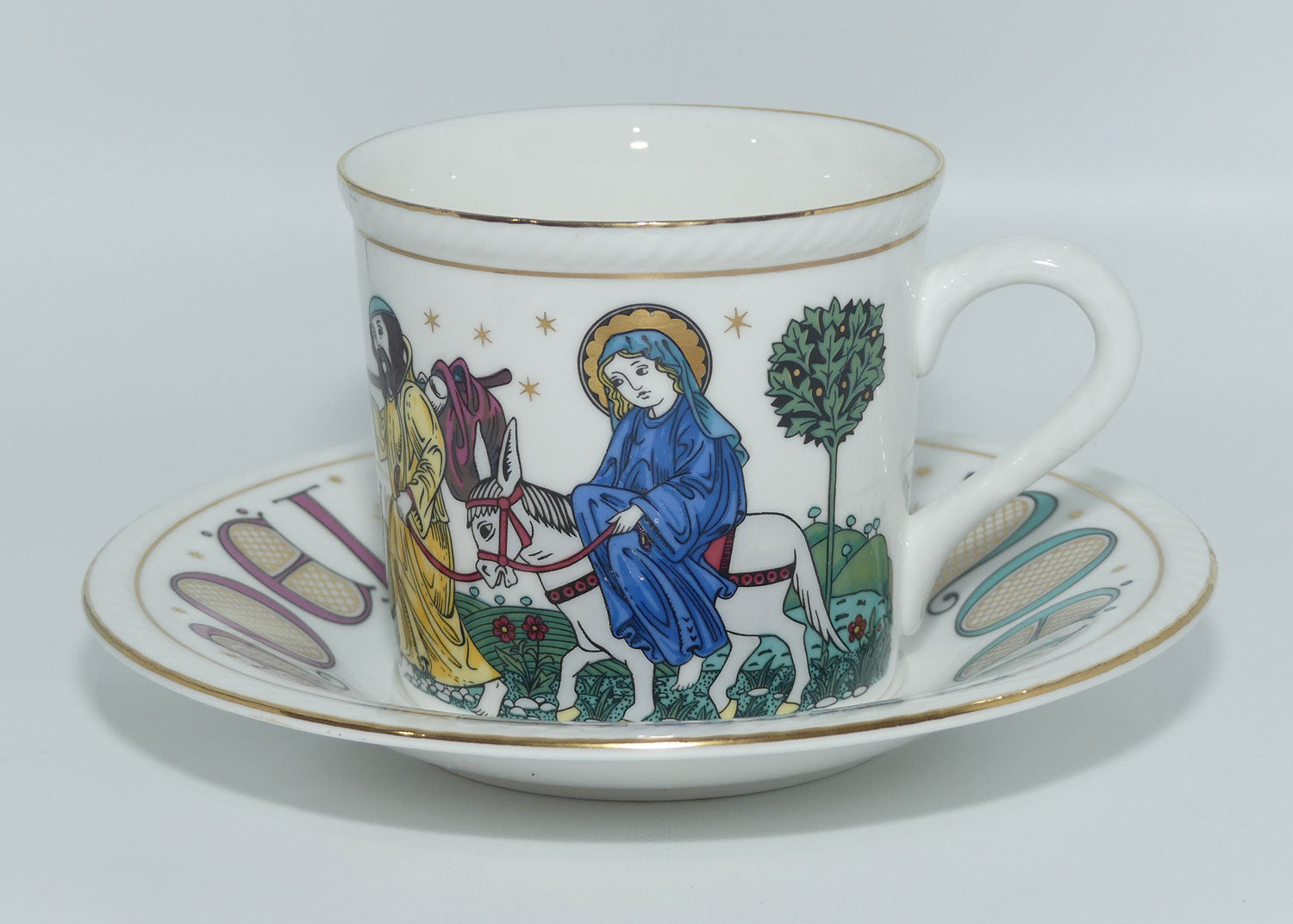 Royal Doulton Noel | Christmas duo | 1981 The Journey to Bethlehem