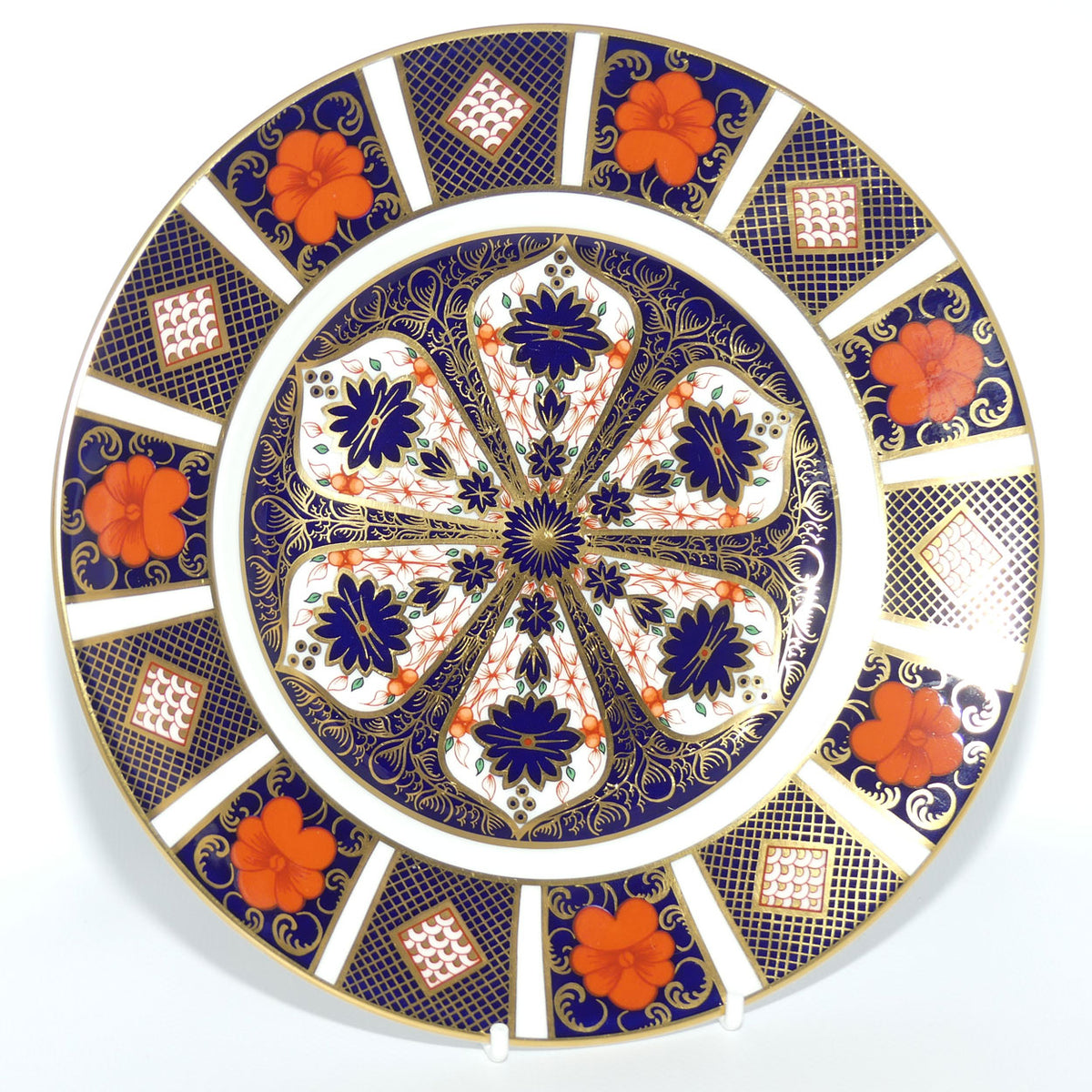 Royal Crown Derby Old Imari 1128 plate | 21.5cm diam | c.1991
