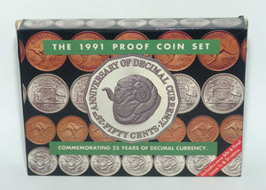 RAM 1991 Proof Set | Commemorating 25 Years of Decimal Currency