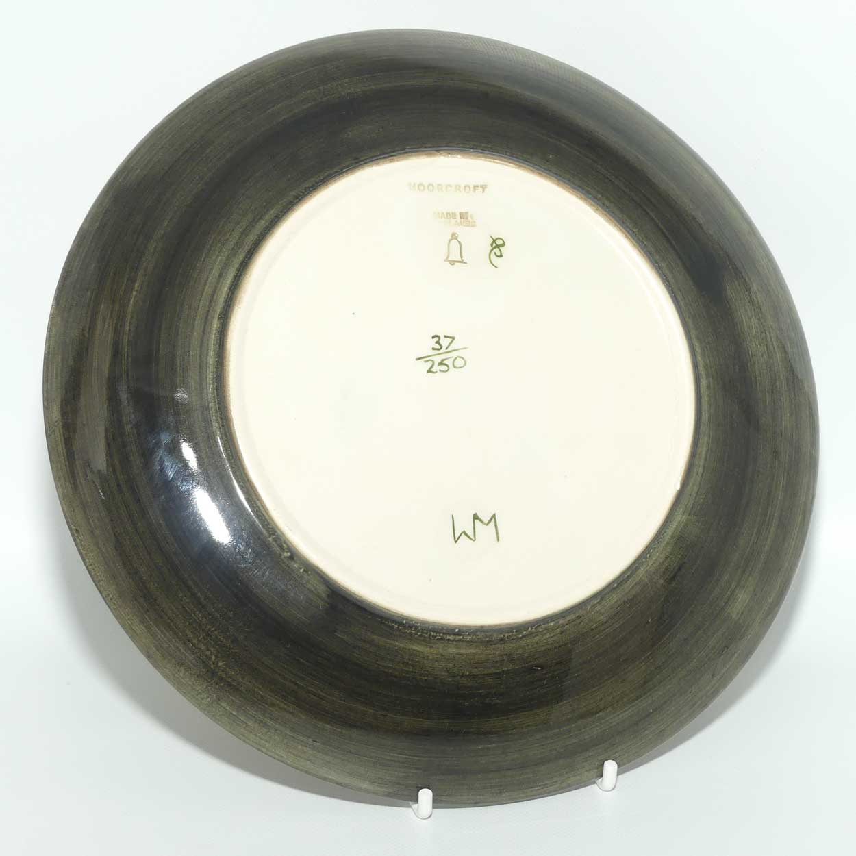 Moorcroft Annual Year plate | 1991 Tudor Rose | Ltd Ed | Boxed