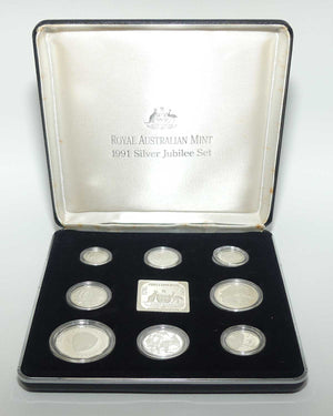 RAM 1991 Proof Masterpieces in Silver | Silver Jubilee set | 25th Anniversary of Decimal Currency