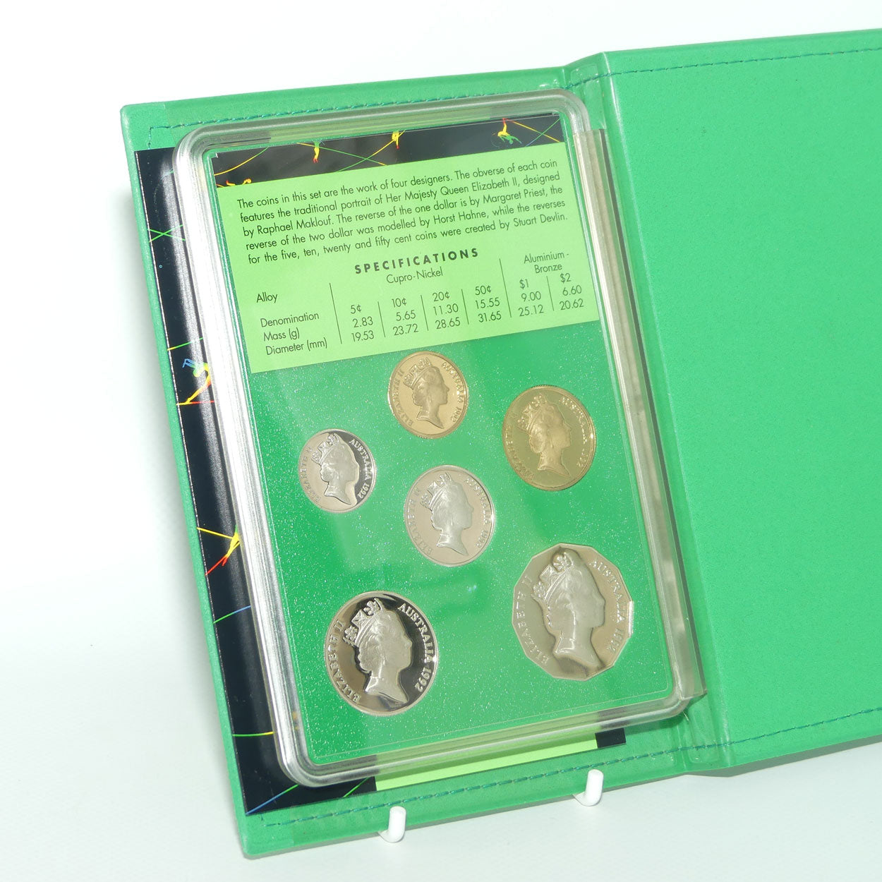 RAM 1992 Proof Coin Set | Featuring Barcelona Olympics $1 coin | Set #2
