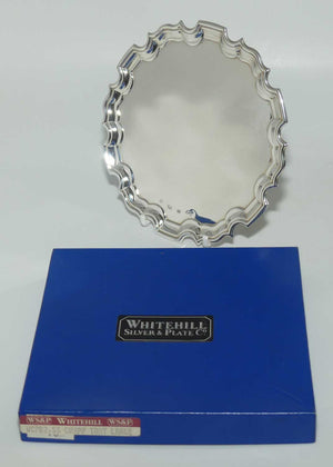 Whitehill Sterling Silver Chippendale business card tray | Sheffield 1992 | Boxed | 117gms