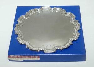 Whitehill Sterling Silver Chippendale business card tray | Sheffield 1992 | Boxed | 117gms