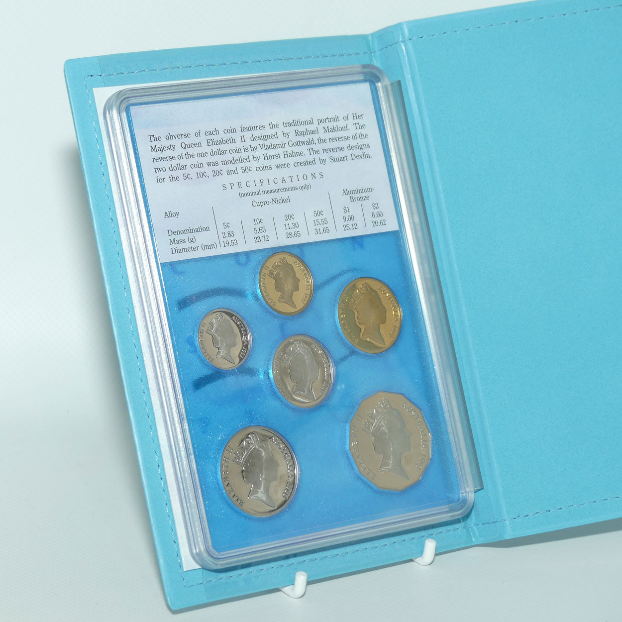RAM 1993 Proof Coin Set | Featuring Landcare Australia $1 coin