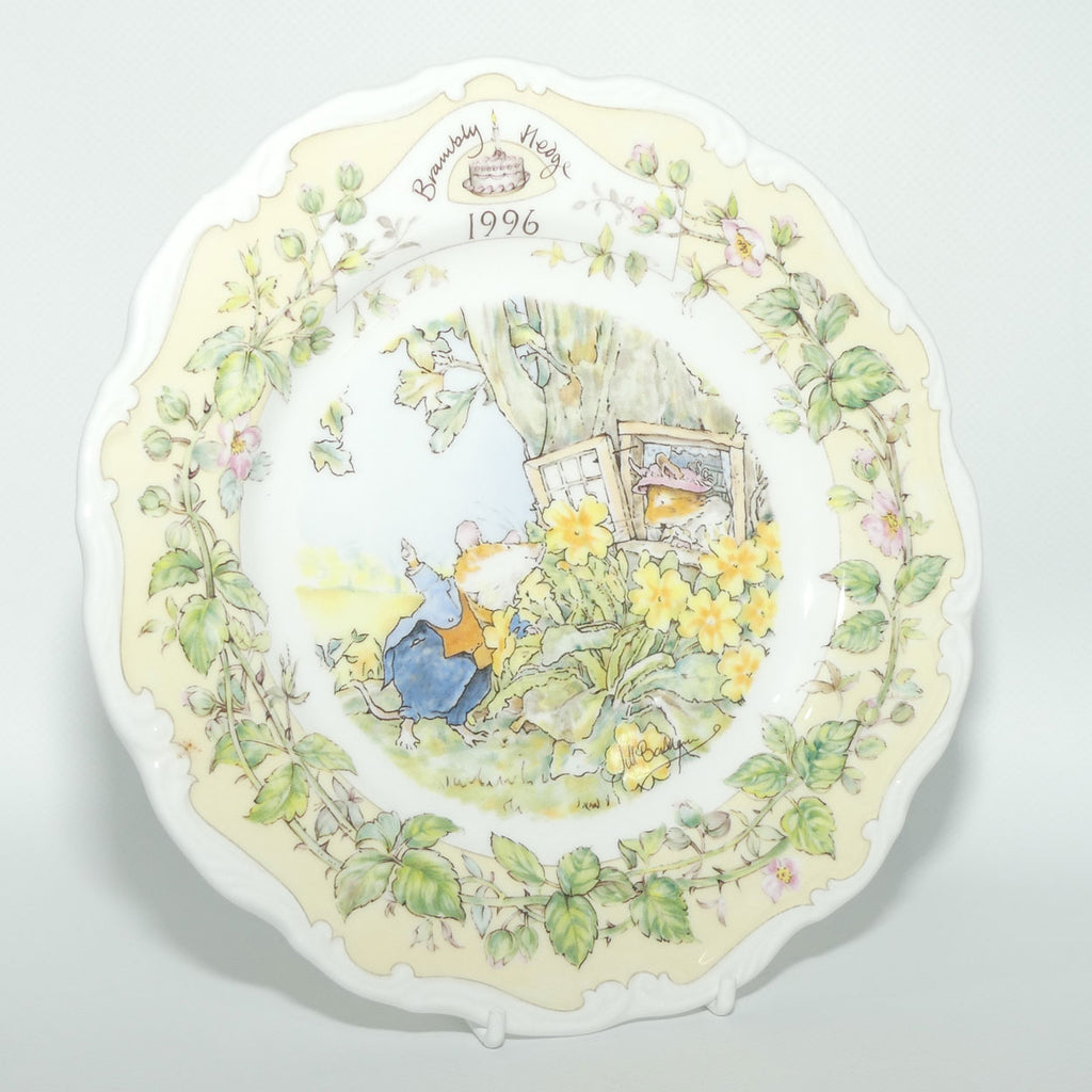 Royal Doulton Brambly Hedge Giftware | Year Plates | 1996 | 20cm