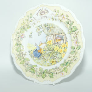 Royal Doulton Brambly Hedge Giftware | Year Plates | 1996 | 20cm