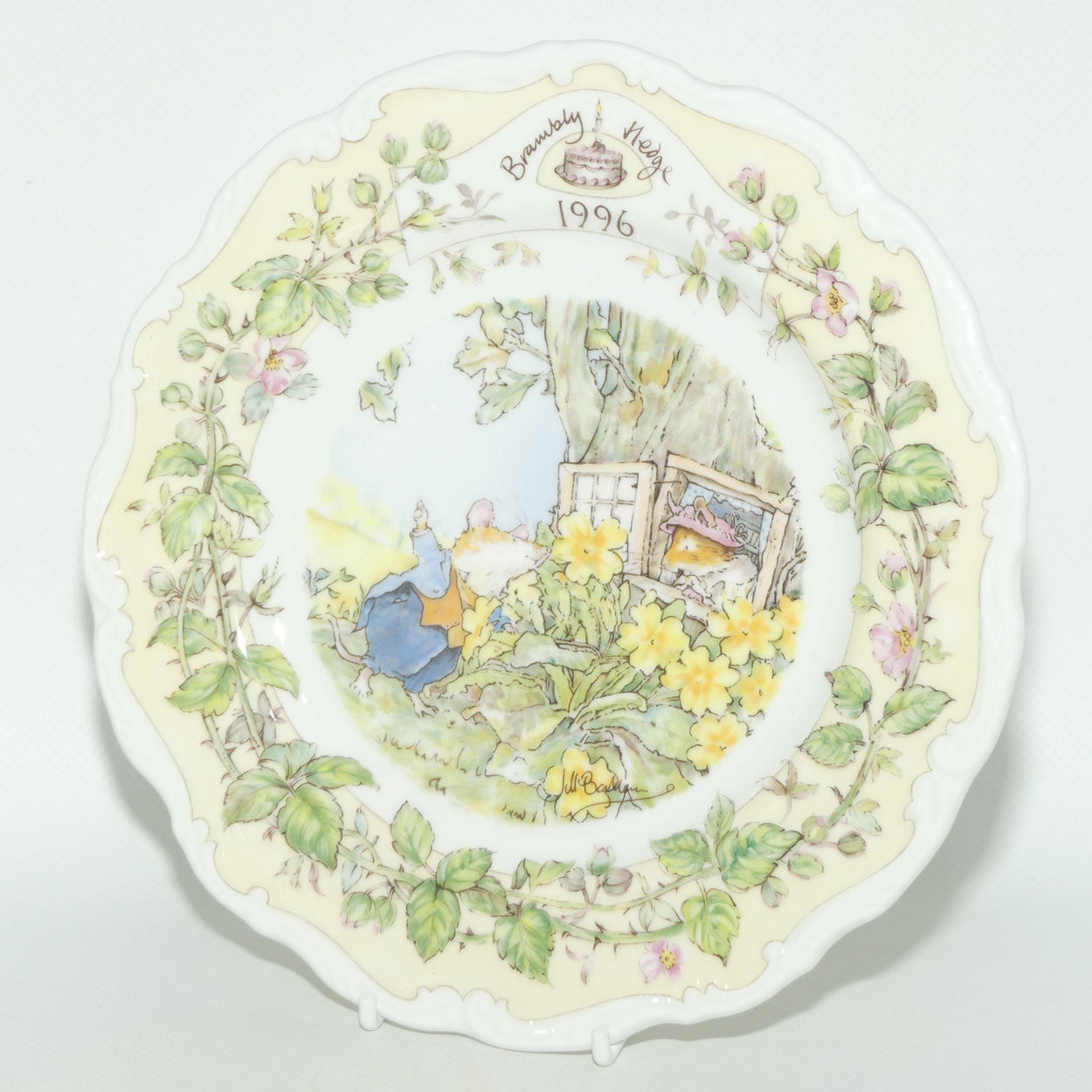 Royal Doulton Brambly Hedge Giftware | Year Plates | 1996 | 20cm | boxed