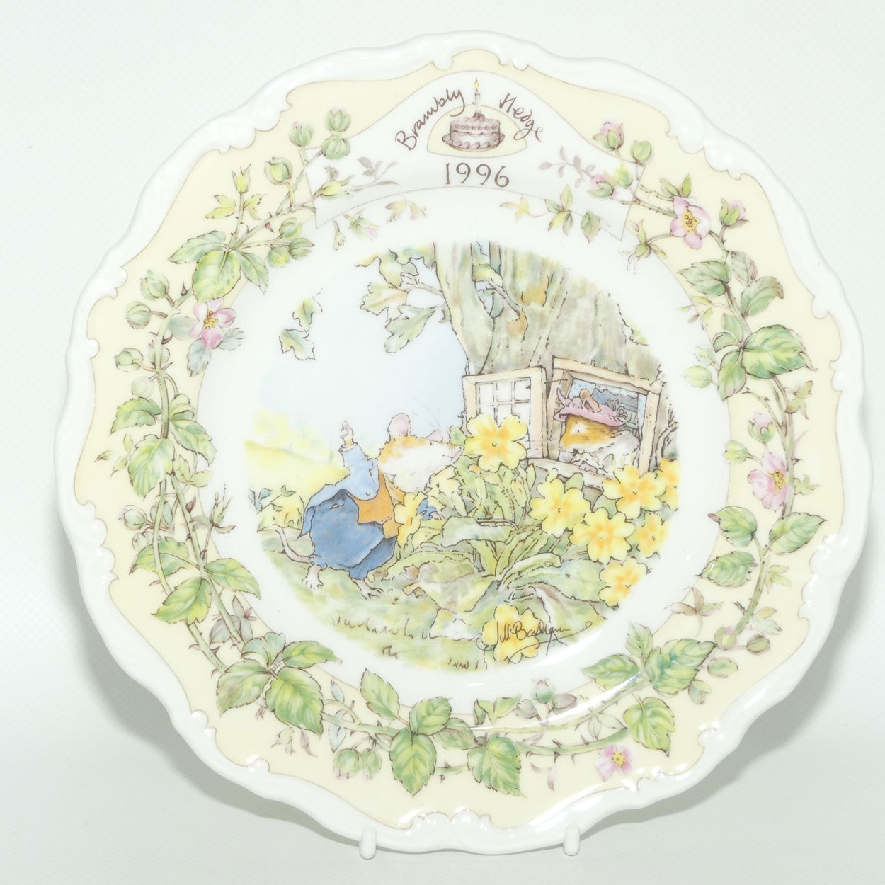 Royal Doulton Brambly Hedge Giftware | Year Plates | 1996 | 20cm | boxed