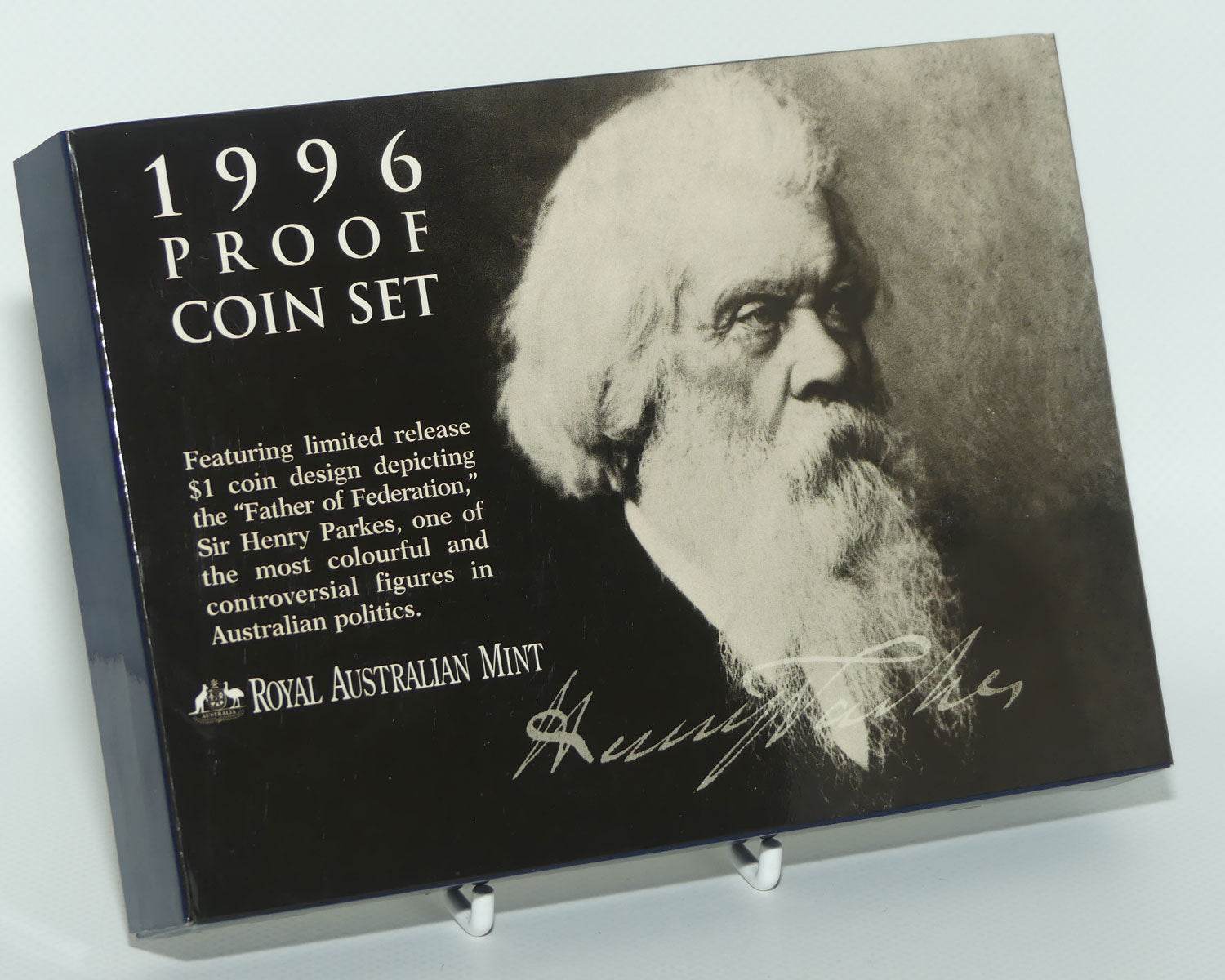 RAM 1996 Proof Coin Set | Featuring Sir Henry Parkes Father of Federation $1 coin