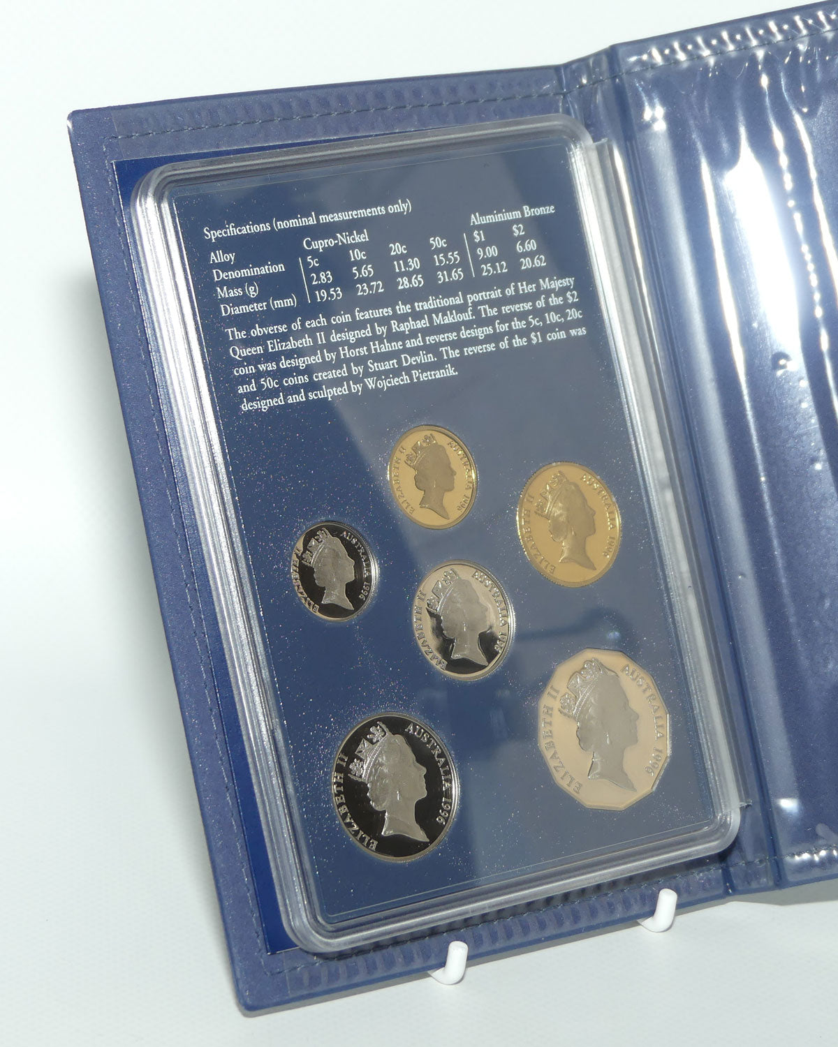 RAM 1996 Proof Coin Set | Featuring Sir Henry Parkes Father of Federation $1 coin