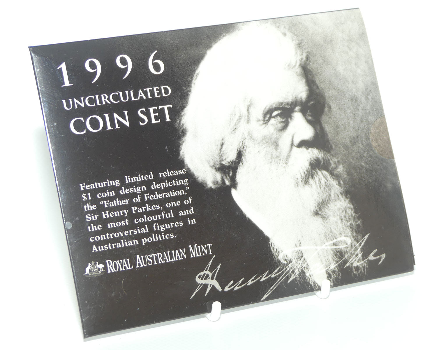 RAM 1996 Uncirculated Coin Set | Featuring Sir Henry Parkes Father of Federation $1 coin