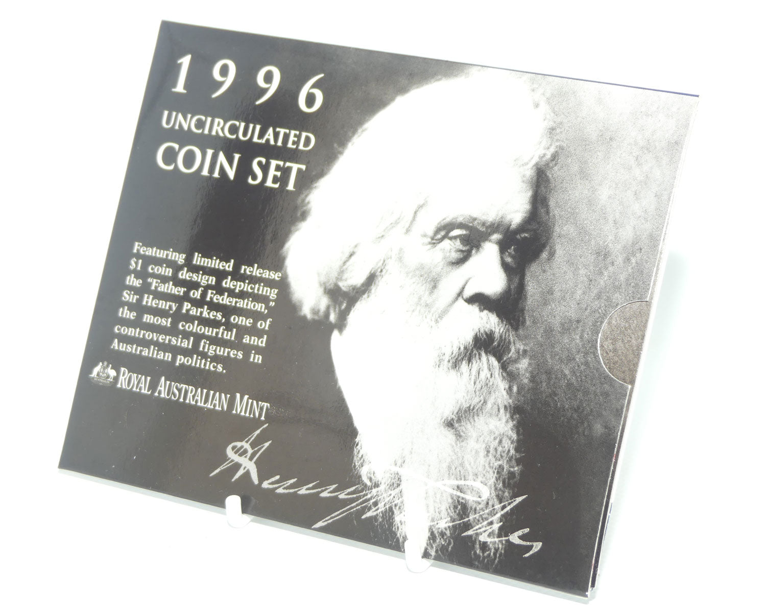 RAM 1996 Uncirculated Coin Set | Featuring Sir Henry Parkes Father of Federation $1 coin