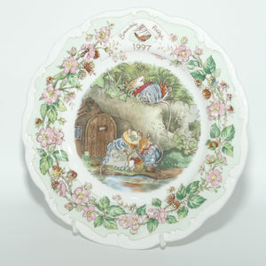 Royal Doulton Brambly Hedge Giftware | Year Plates | 1997 | 20cm