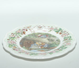 Royal Doulton Brambly Hedge Giftware | Year Plates | 1997 | 20cm