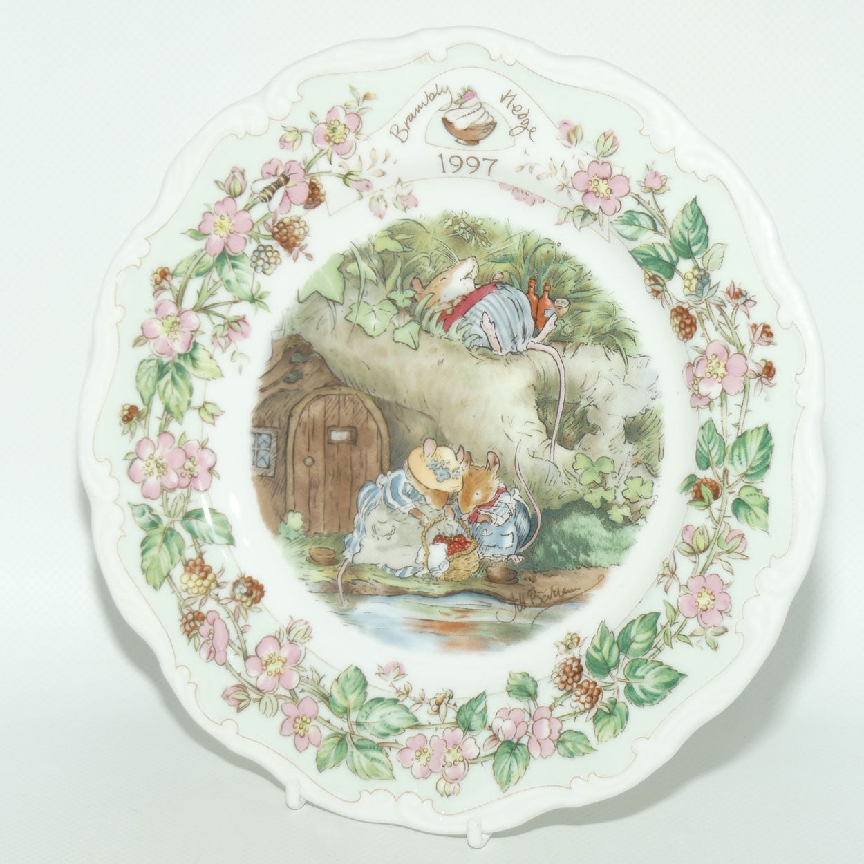 Royal Doulton Brambly Hedge Giftware | Year Plates | 1997 | 20cm | boxed