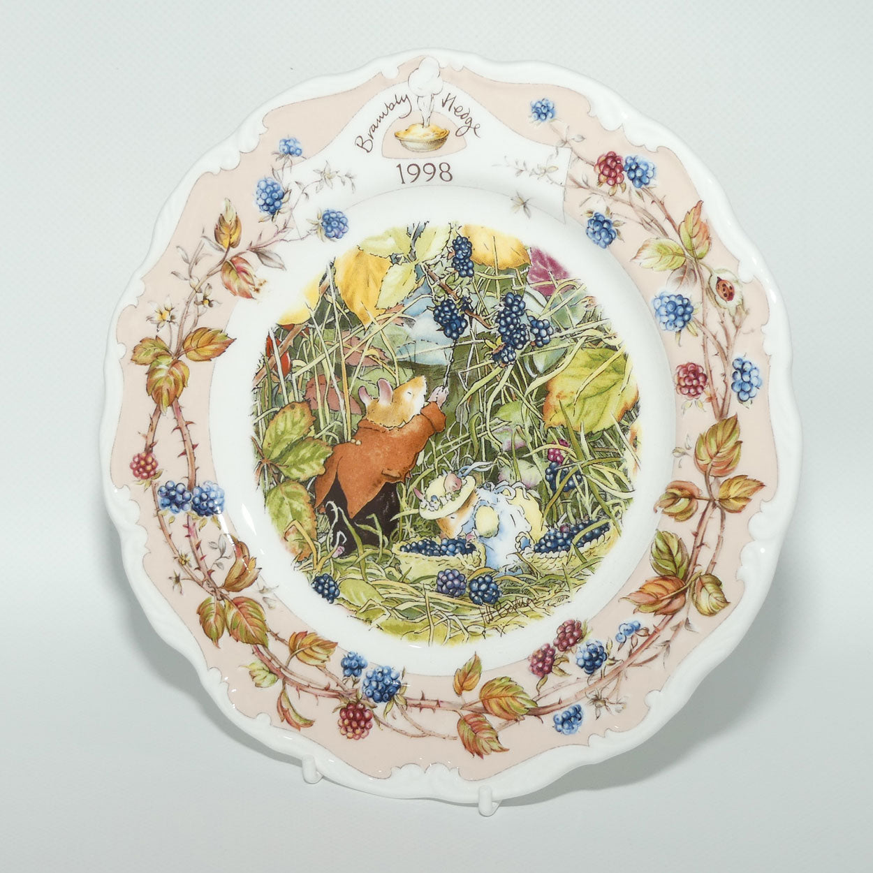 Royal Doulton Brambly Hedge Giftware | Year Plates | 1998 | 20cm