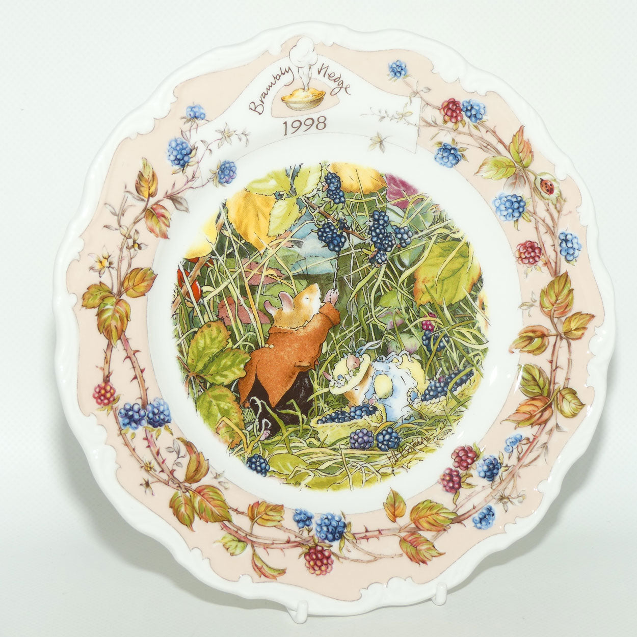 Royal Doulton Brambly Hedge Giftware | Year Plates | 1998 | 20cm | boxed | #2
